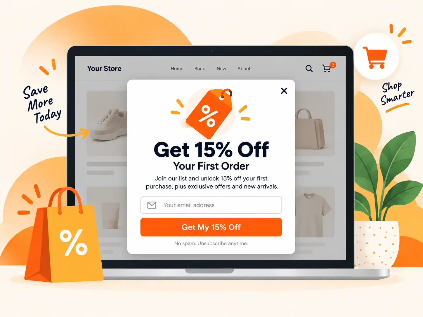 Discount popup